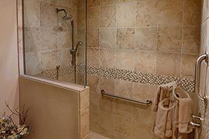 shower walls for a bathroom remodeling
